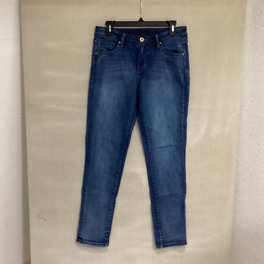 jag jeans size 6 blue girlfriend stretch medium denim preppy casual